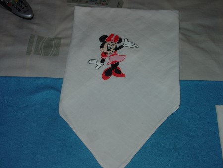 Minnie, pintada á mão